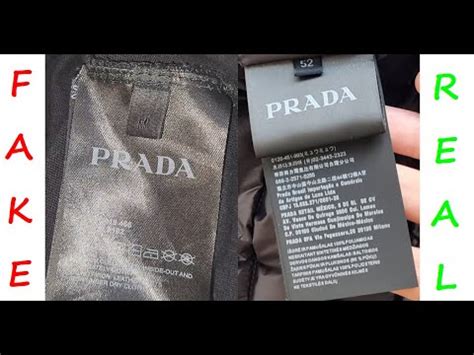 prada winterjacke fake|Prada clothes checker.